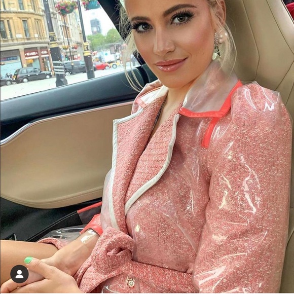 Elisabetta Franchi runway rain coat/ trench coat S - Picture 9 of 11